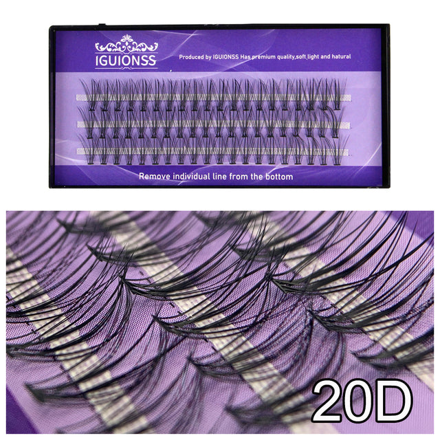 Hot Melt Natural Segmented Lashes
