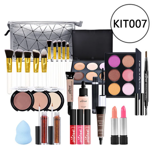 Set Trucco Completo per Principianti – Correttore, Eyeliner e Matita Sopracciglia
