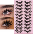 DSLONG 10 Pairs Manga Lashes