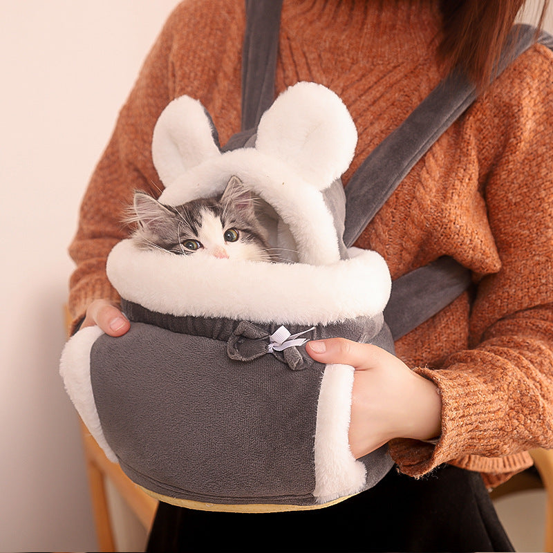 Cat Carrier Backpack and Bed Combo