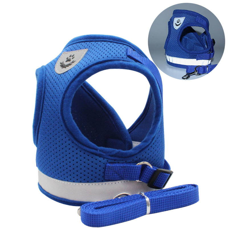 Reflective Breathable Pet Chest Strap Harness