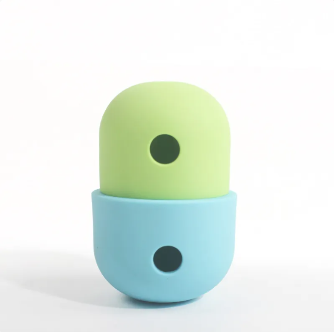 Nuovi Prodotti Giocattoli per Animali Domestici 2 in 1 Palla Giocattolo per Perdite di Cibo in Silicone per Cani Accessori per Animali Domestici