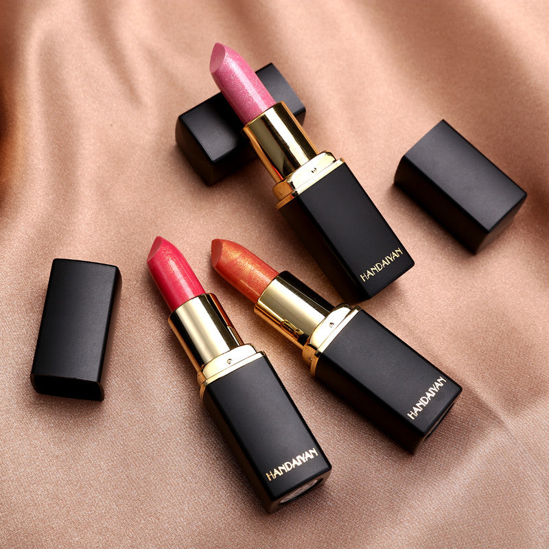 Rossetto glitterato impermeabile 9 colori