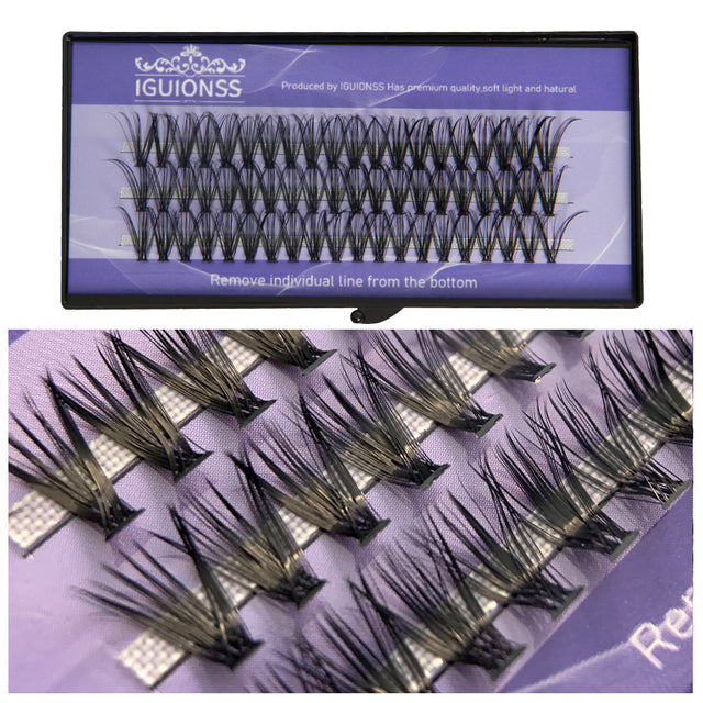 Hot Melt Natural Segmented Lashes