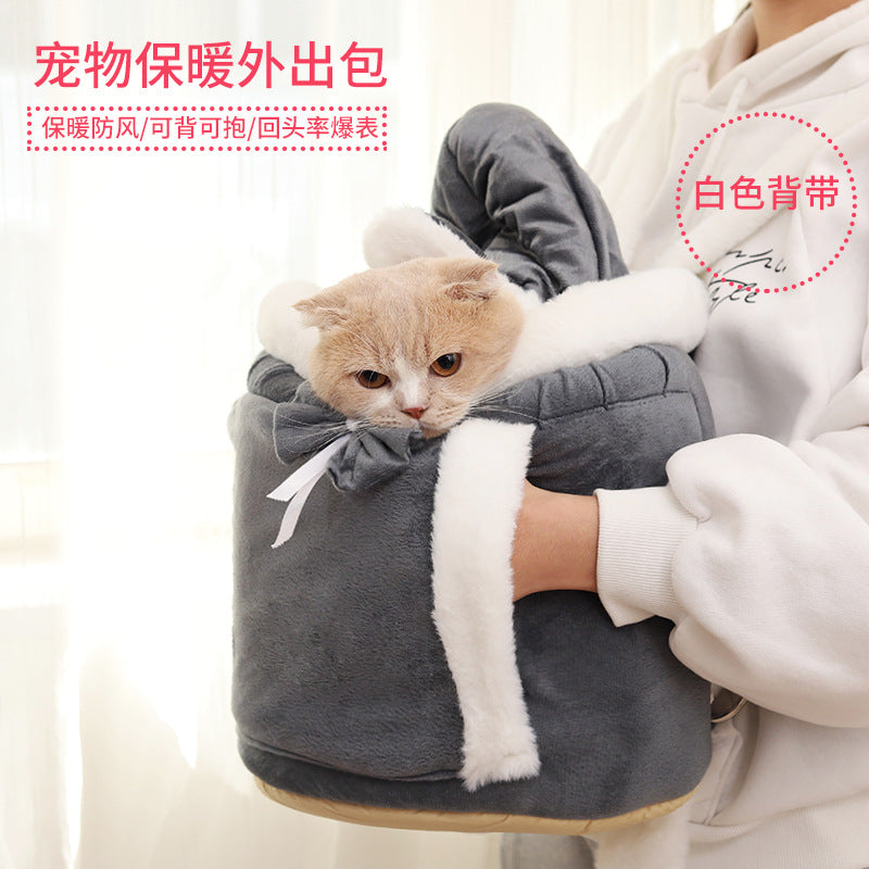 Cat Carrier Backpack and Bed Combo