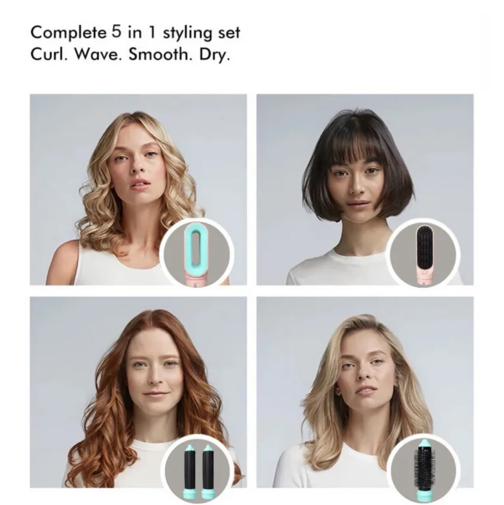 Strumento per lo styling dei capelli 5-in-1