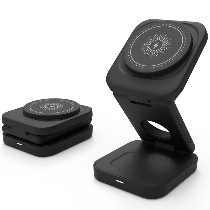 CARICATORE WIRELESS PIEGHEVOLE 3 IN 1