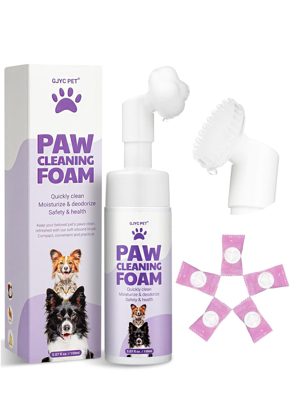 Foam-Waterless Paw Cleaner