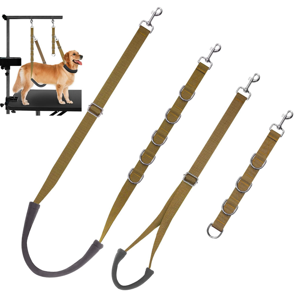 Huioqwe Anelli di Contenimento per Cani, Cinghie di Estensione per la Toelettatura del Cane, Cinghie Ventrali per la Toelettatura del Cane, Laccio per la Toelettatura, Accessori per Toelettatori e Toelettatura del Cane
