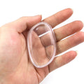 Strumento per trucco in spugna di silicone trasparente