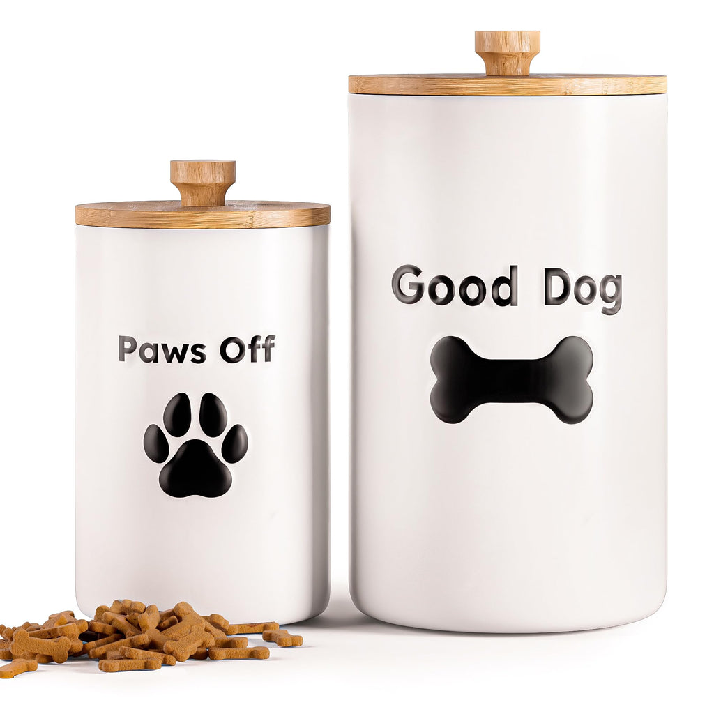 Dog Treat Container Set of 2