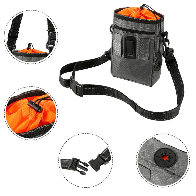 Multifunktionale Leckerli-Trainings-Tasche mit Napf-Set