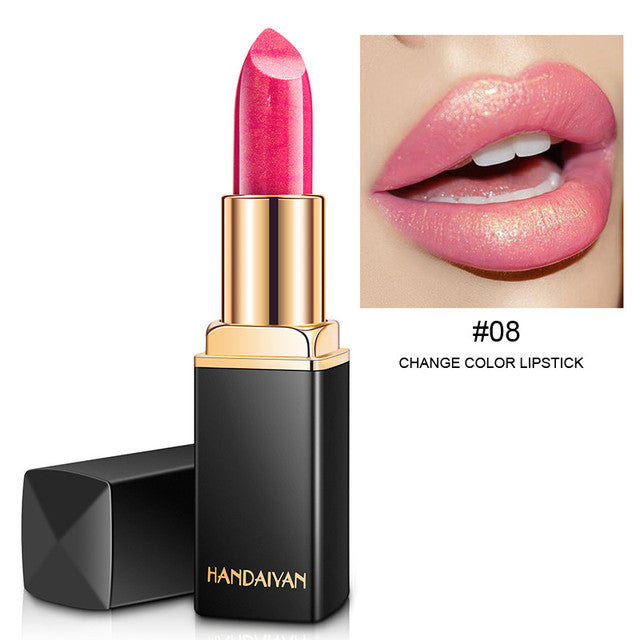 Rossetto glitterato impermeabile 9 colori
