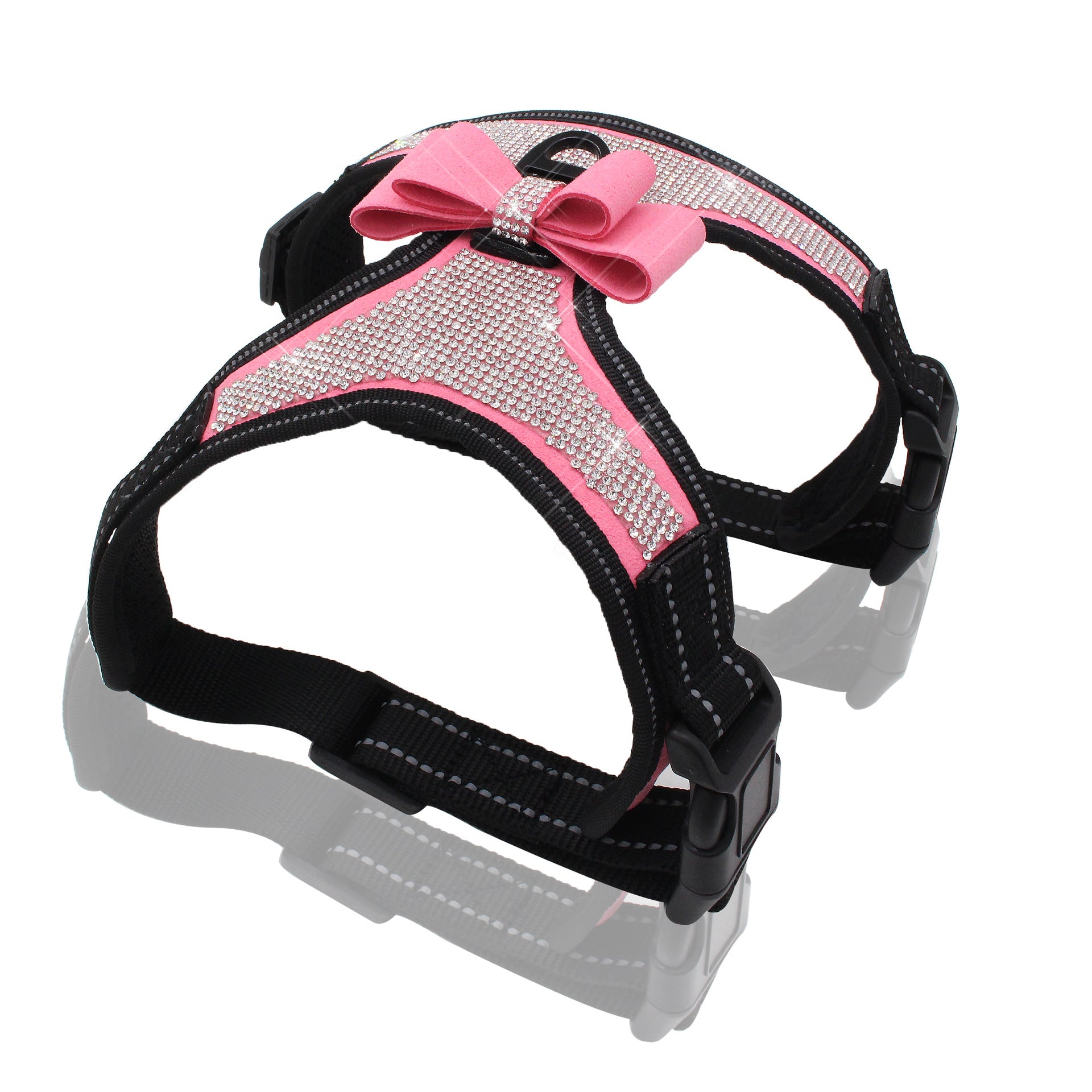 Reflective Rhinestones Pet Harness