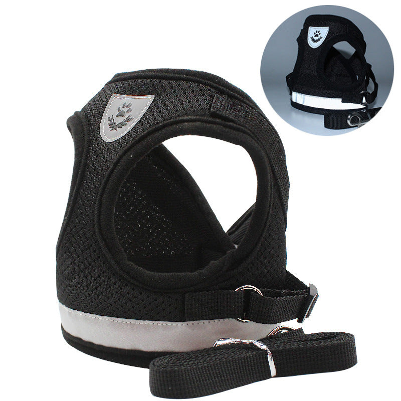 Reflective Breathable Pet Chest Strap Harness