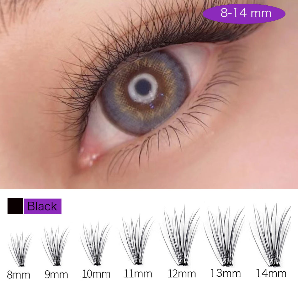 Hot Melt Natural Segmented Lashes
