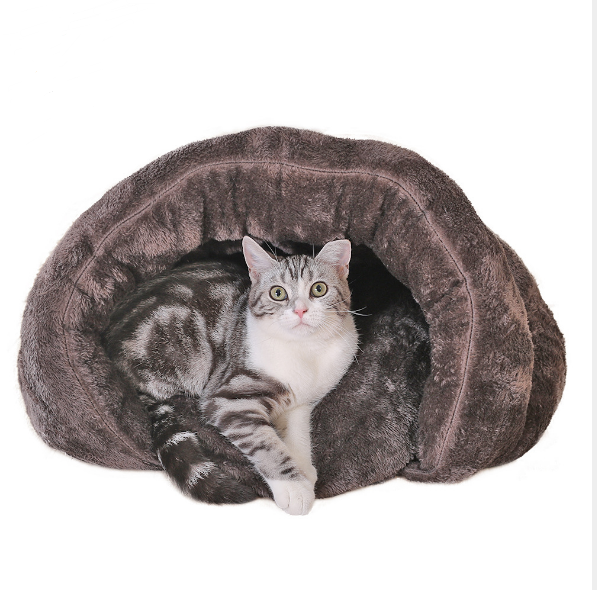 Cuccia in pile per cani e gatti, lavabile e accogliente