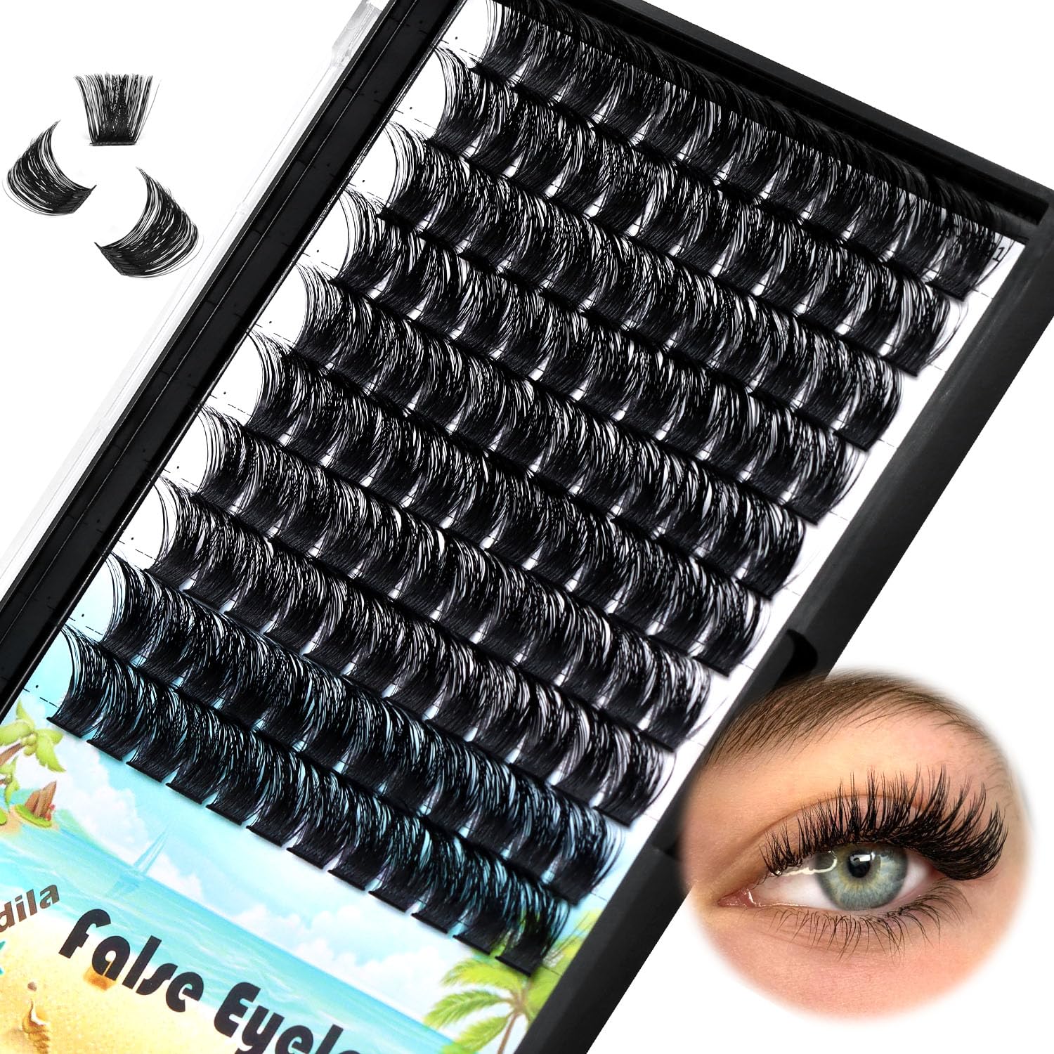 Dedila  Dramatic Volume Individual Eye Lashes Set