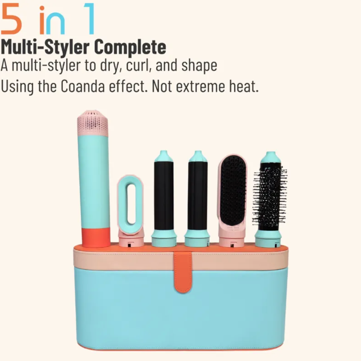 Strumento per lo styling dei capelli 5-in-1