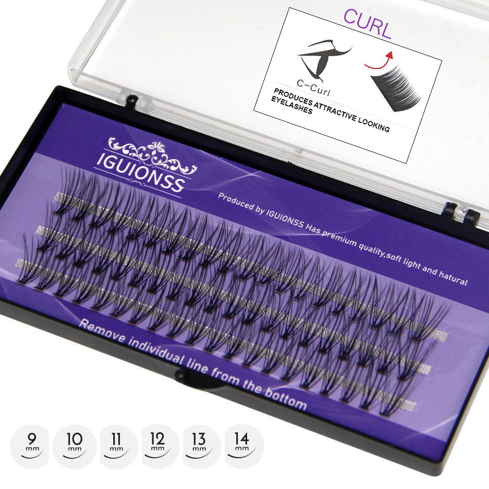 Hot Melt Natural Segmented Lashes