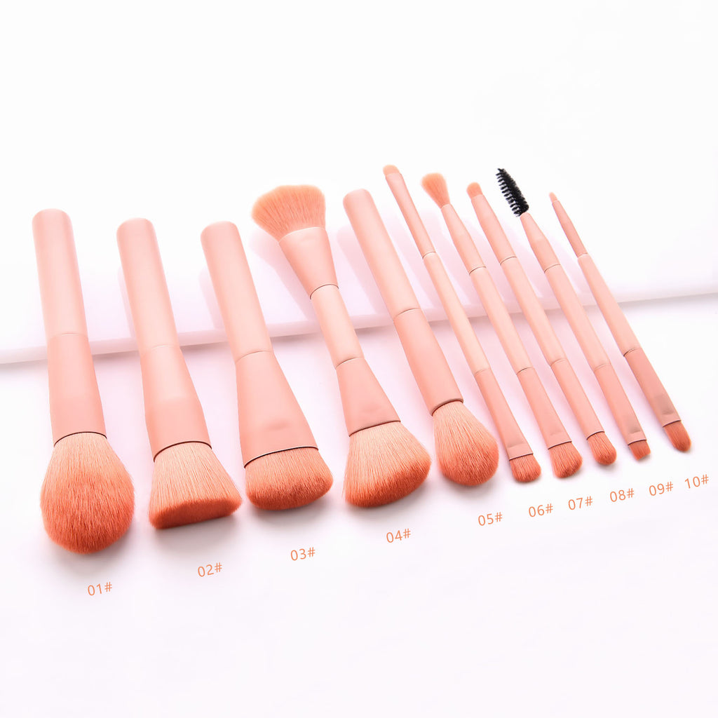 10-Piece Makeup Brush Set