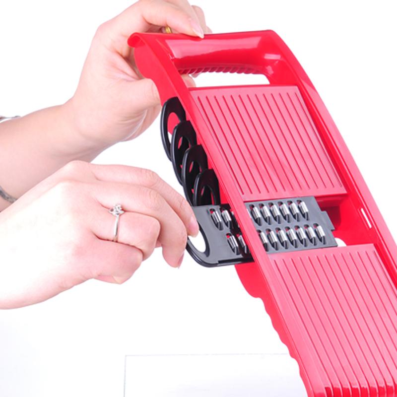 Affettatrice da cucina multifunzione a 6 lame