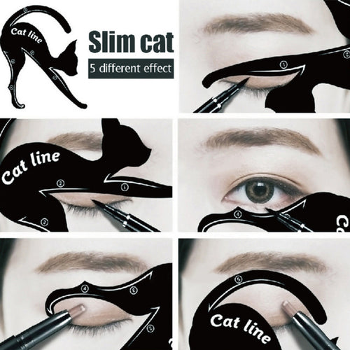 Strumento per il trucco Cat Eye - Stencil Eyeliner e Ombretto