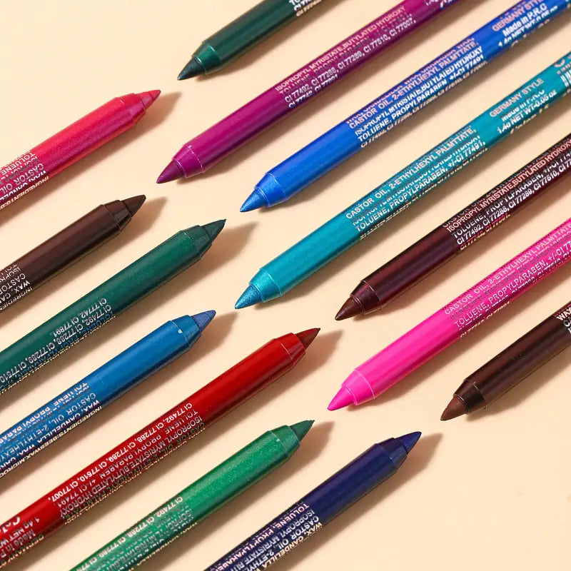 14-Color Waterproof Eyeliner