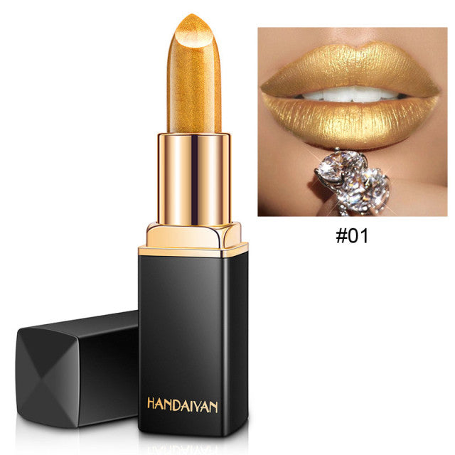 Rossetto glitterato impermeabile 9 colori