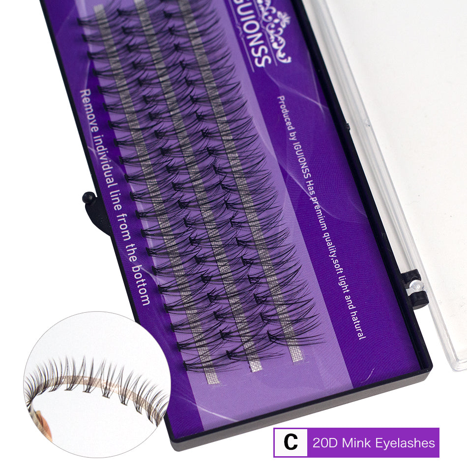 Hot Melt Natural Segmented Lashes