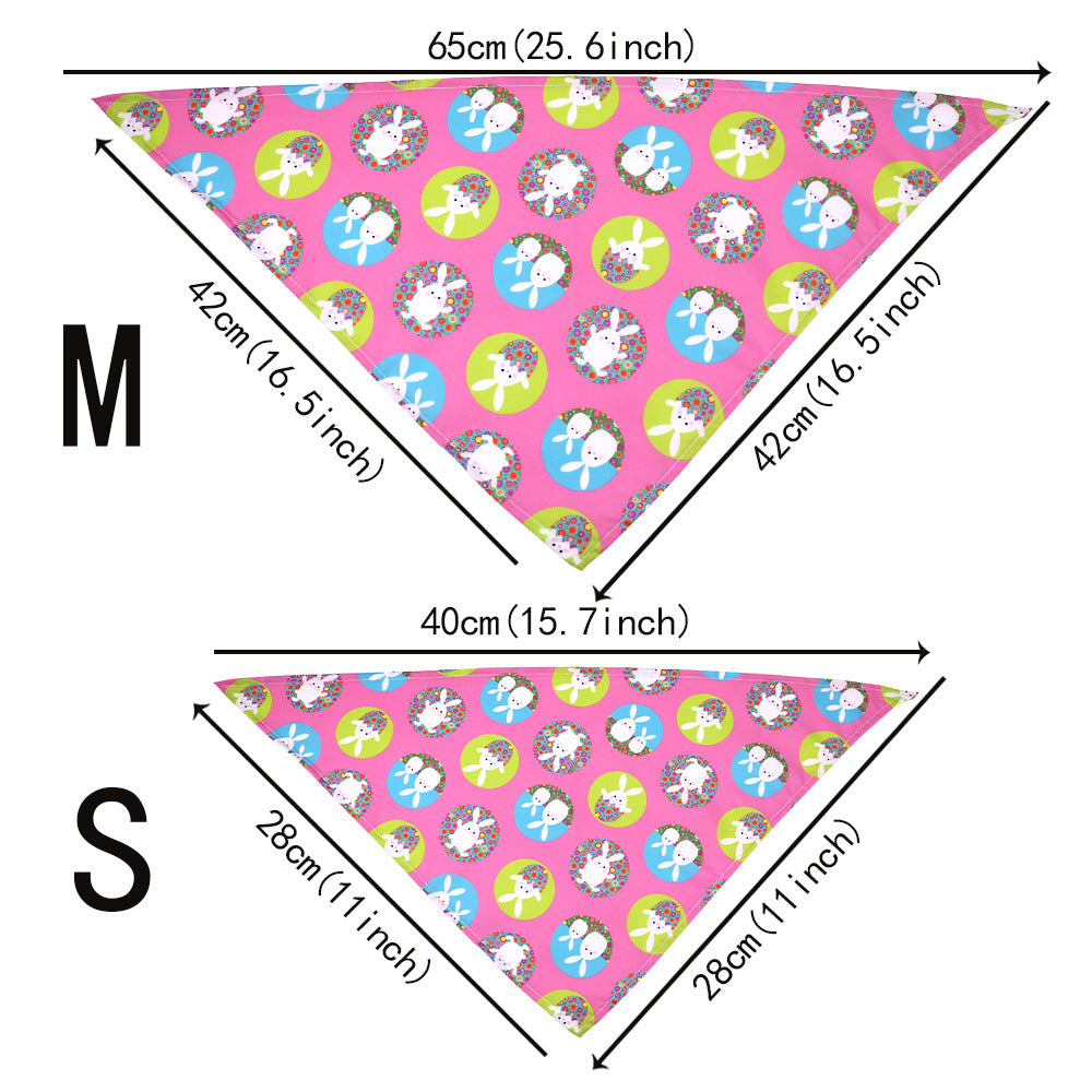 New Easter Pet Triangle Bandana for Dogs