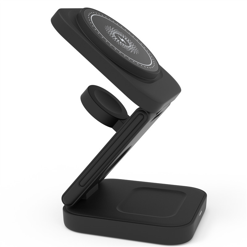 CARICATORE WIRELESS PIEGHEVOLE 3 IN 1