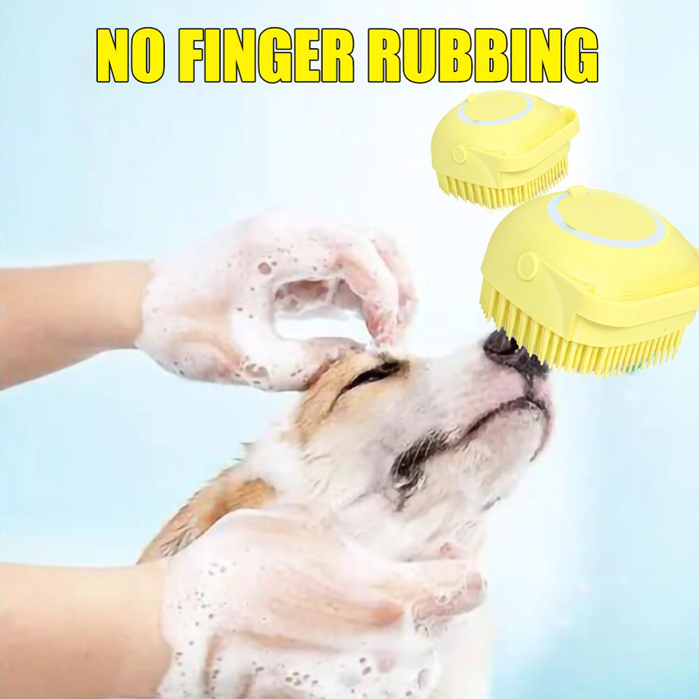 Spazzola per il bagno per cani carina