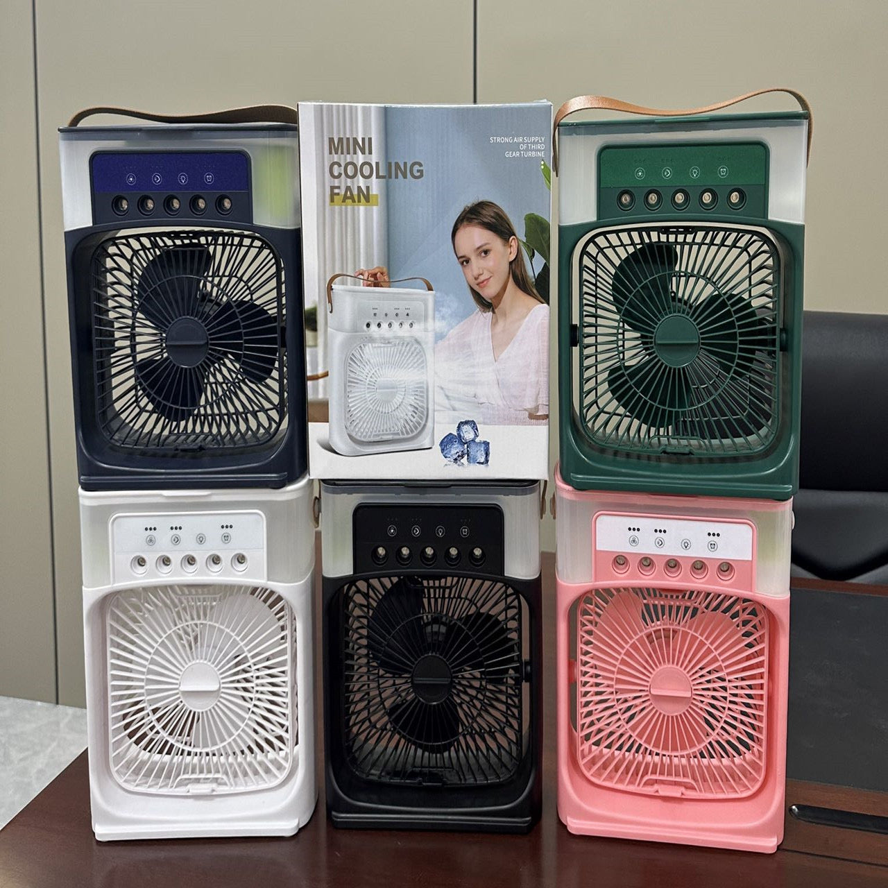 Ventilatore Portatile 3 in 1 Raffrescatore d'Aria – Mini Climatizzatore per Stanza, Ufficio e Auto | Raffreddamento Rapido + Umidificatore | Spedizioni dagli USA 🇺🇸 | Bestseller su TikTok e Amazon!