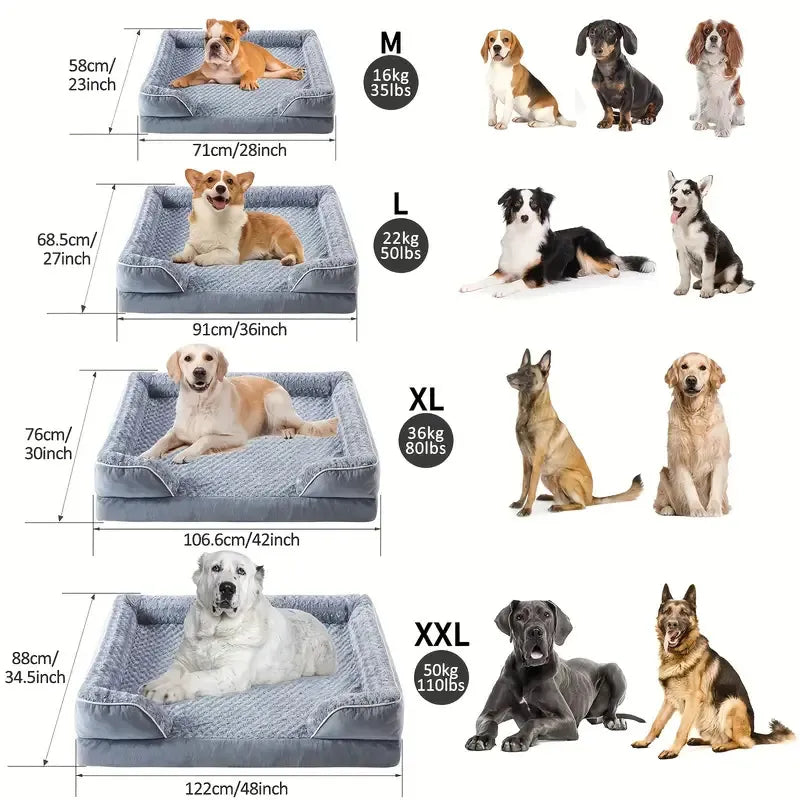 Cuccia per animali domestici impermeabile sfoderabile e lavabile