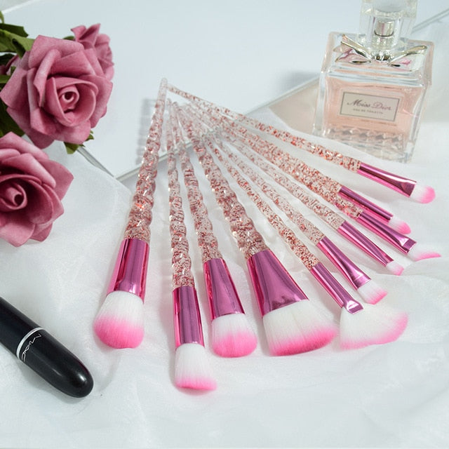 Set di 8 Pennelli da Trucco