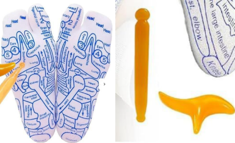Calzini per Riflessologia con Strumento Massaggiante (Un Set)