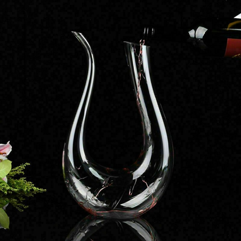 Decanter in cristallo a U da 1500 ml