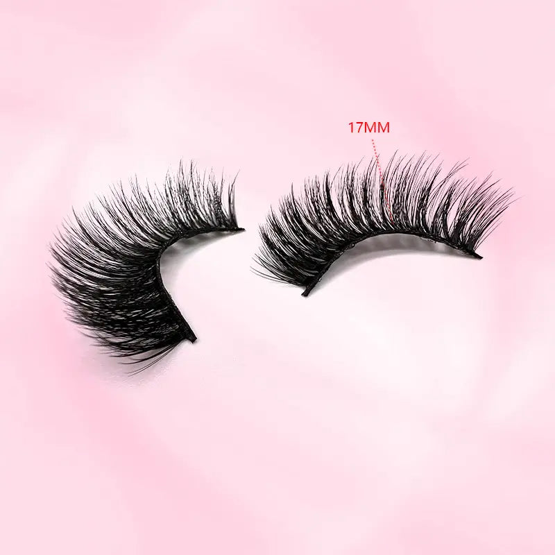 3D Fluffy Faux Mink Curling Lashes 10 pairs