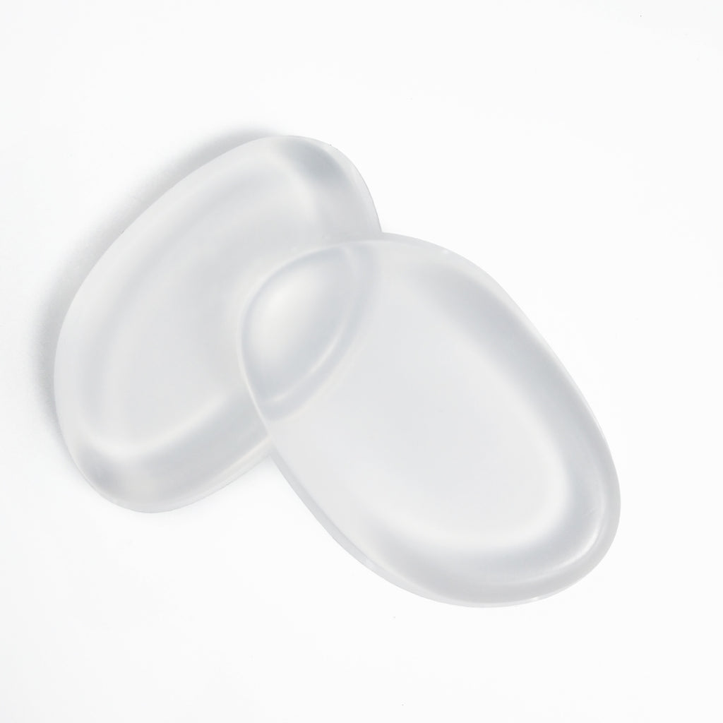 Strumento per trucco in spugna di silicone trasparente