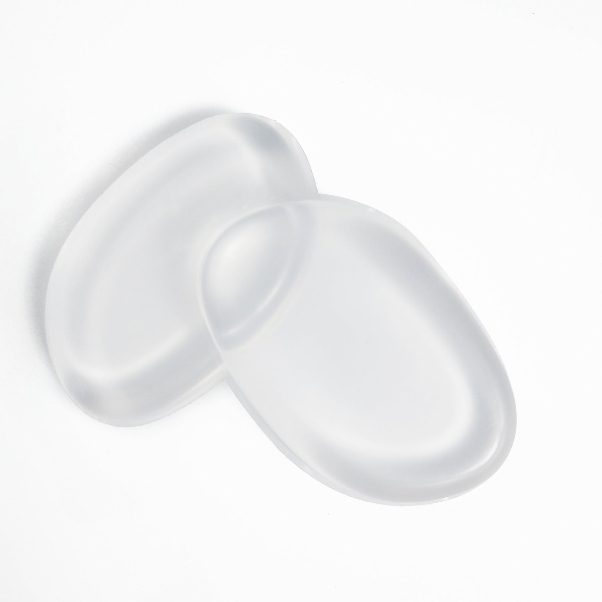 Strumento per trucco in spugna di silicone trasparente