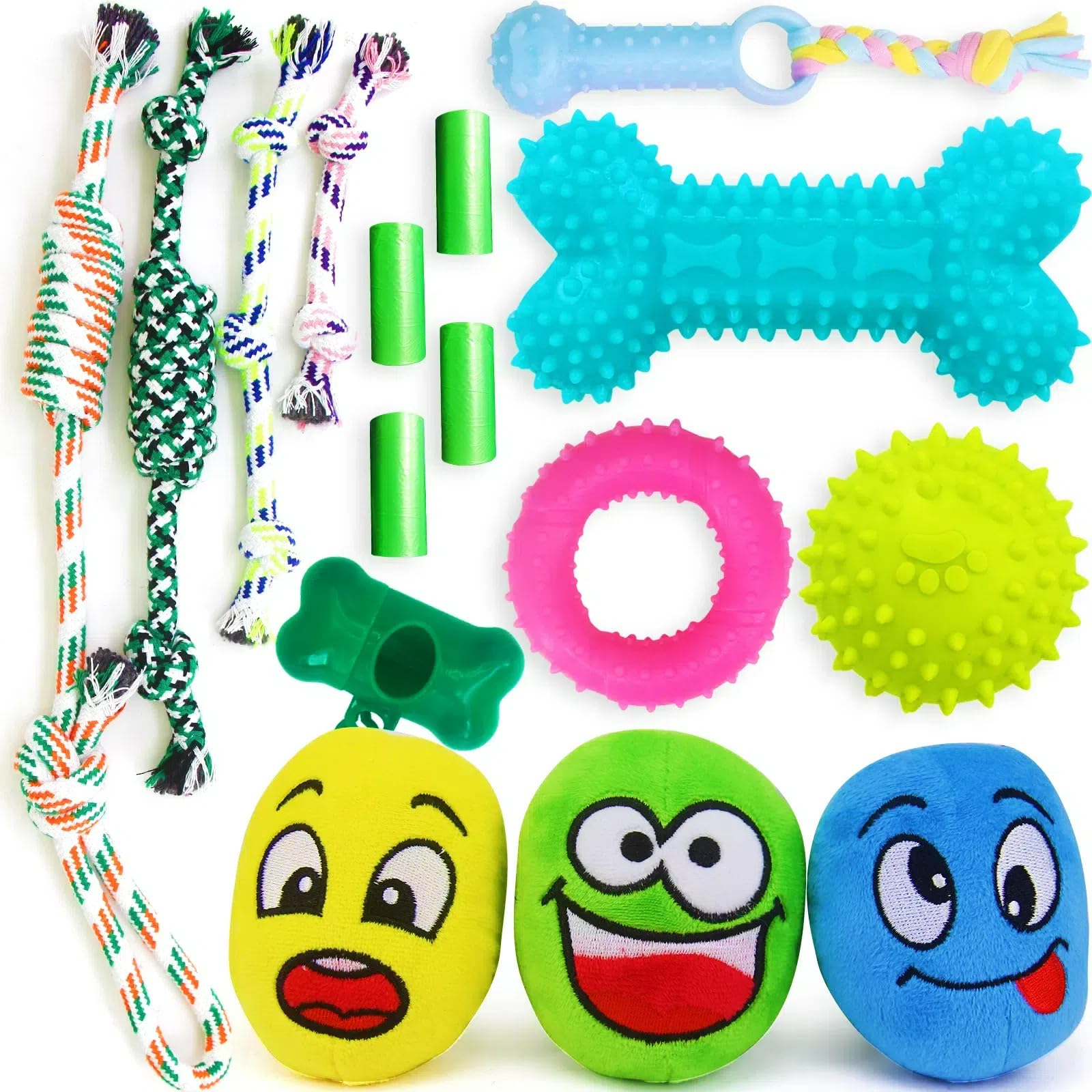 loncoldy Puppy Teething Toys 16 Pack
