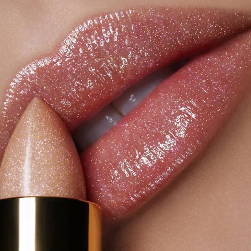Rossetto glitterato impermeabile 9 colori