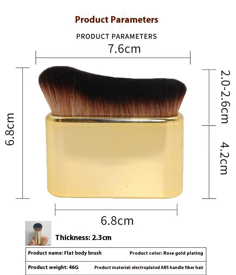 Large Wave Foundation Makeup Brush