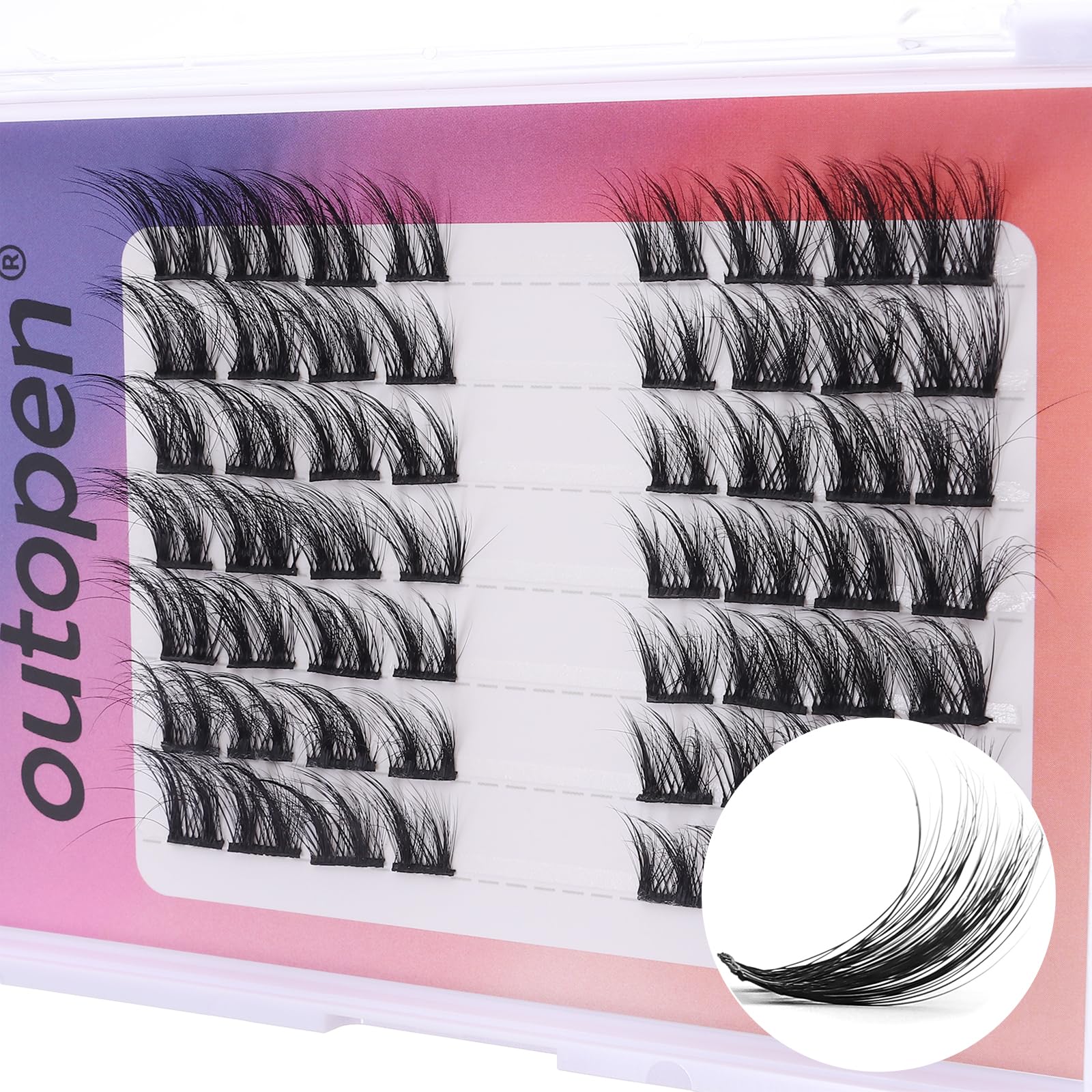 outopen Brown Individual Lashes