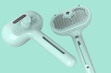 Pettine per Animali Domestici Spazzola Auto-Pulente per la Rimozione del Pelo di Cani Strumenti per la Toelettatura Pettine Districante con Umidificatore a Nebbia Integrato Prodotti per Animali Domestici