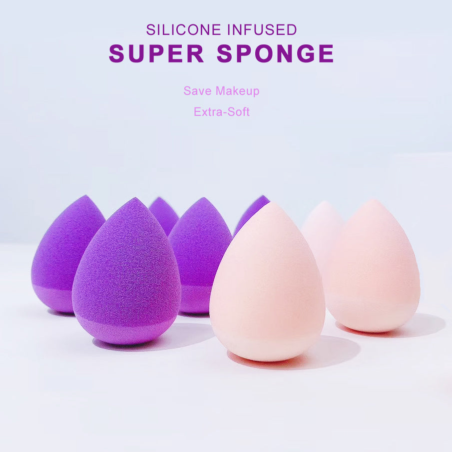 Spugna per il trucco Super Beauty infusa al silicone
