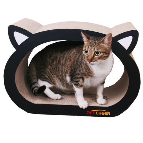 Tiragraffi per gatti – Design a forma di testa di gatto Petcheer