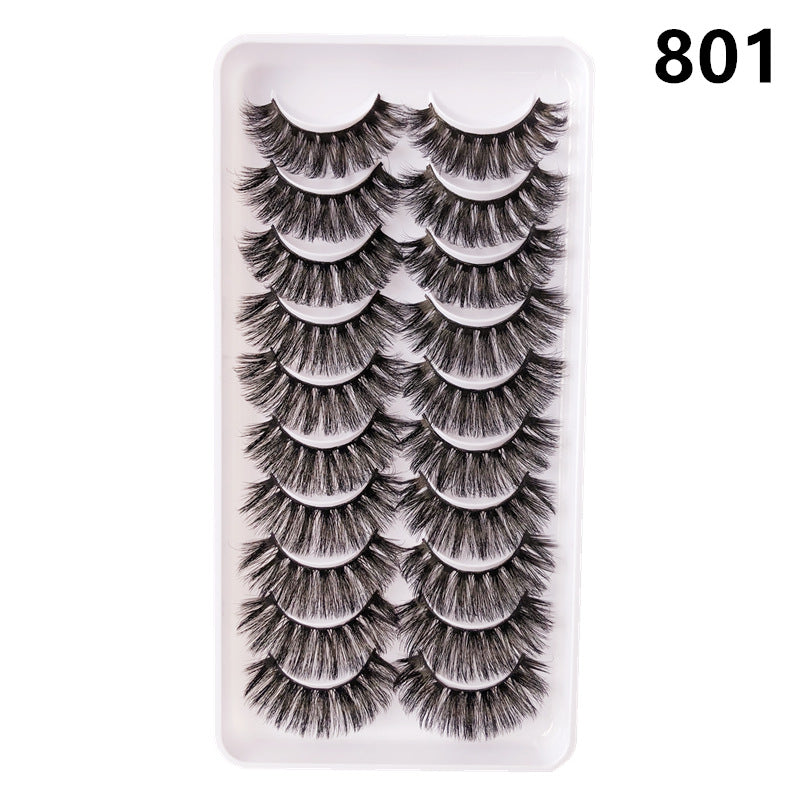 10 Pairs Fluffy Mink Lashes