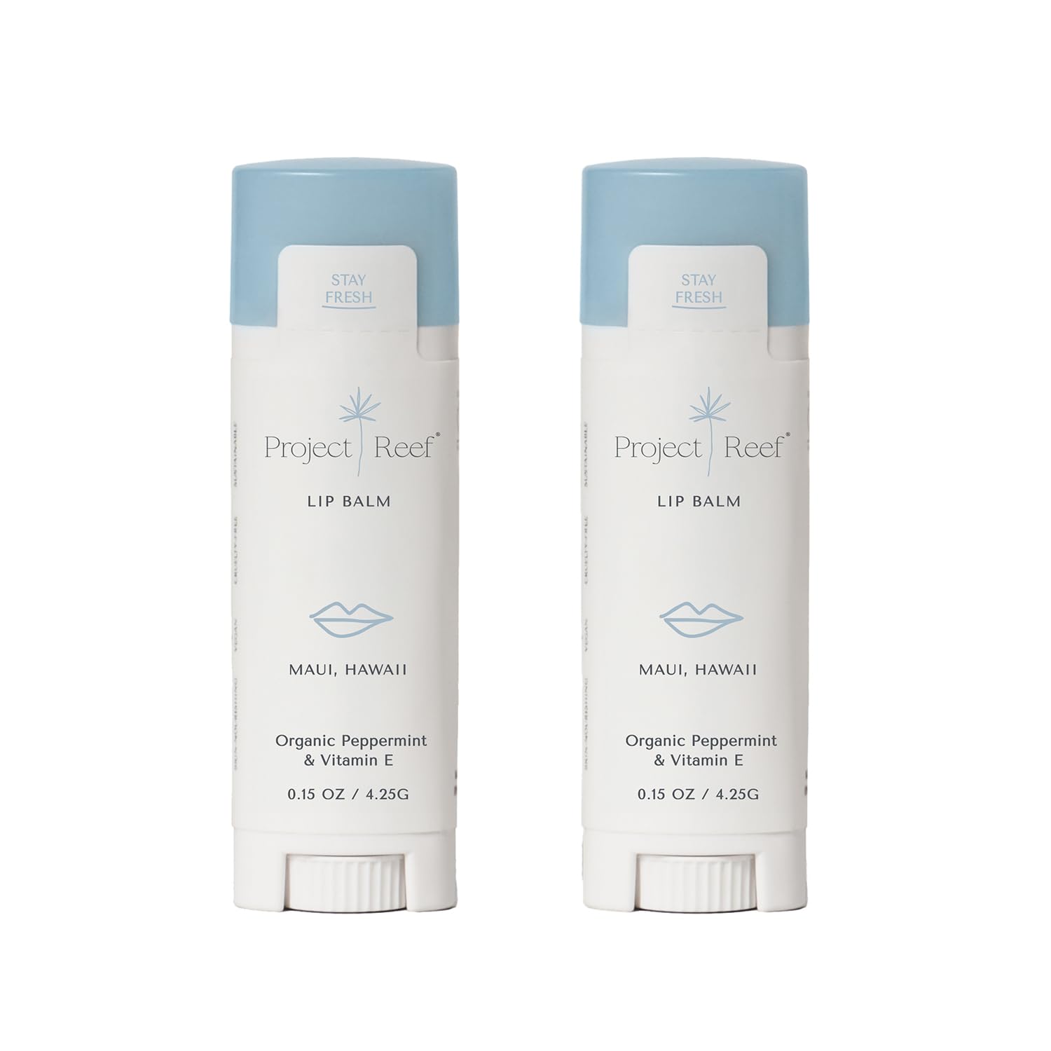 Project Reef Organic Cooling Lip Balm 2 pack